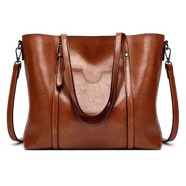 Shoulder Bags Handbags for Women Large Designer Ladies Bag Purse Leather Tote Bag Brown